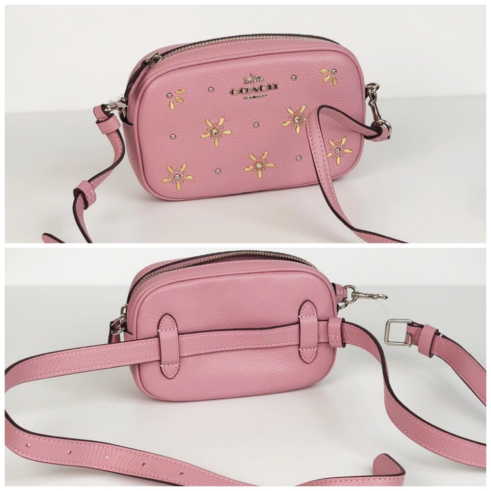 COACH CONVERTIBLE EMBELLISHED/STUDDED BELT BAG